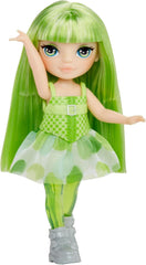 Rainbow High Littles Rainbow Fantasy Fairy and Pet - Émeraude, Vert - Petite poupée de dragon fantastique articulée de 14 cm avec ailes de fée interchangeables, joli cadeau pour les enfants à partir de 4 ans