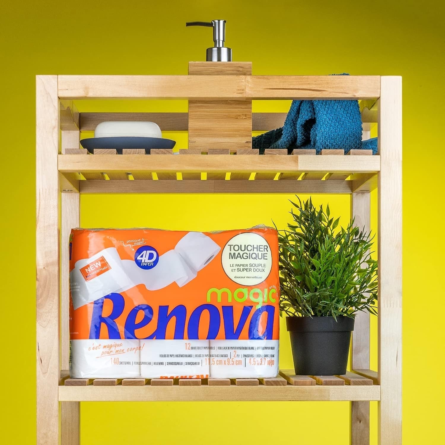 Papier toilette Renova - 9 rouleaux