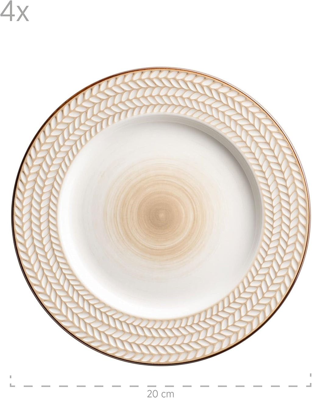 MÄSER 931941 Seria Prospero, serviciu de cafea modern din 12 piese (4 persoane) în stil vintage Seturi vesela masa Naty Shop