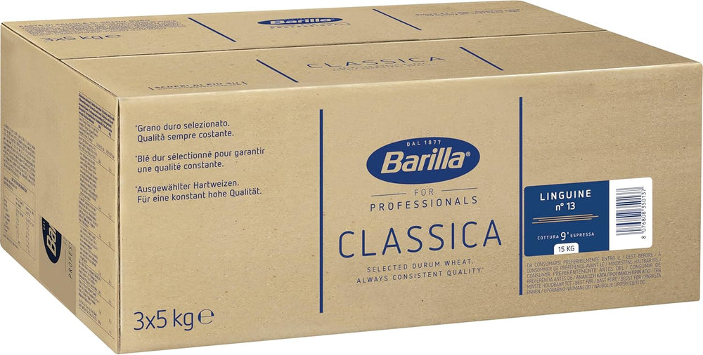Bavette de pâtes de blé dur Barilla n°13 – 5 kg