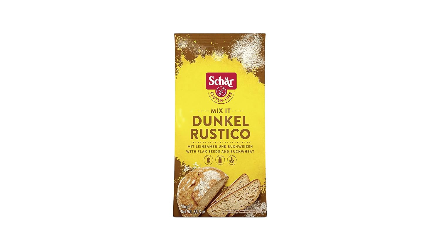 Mix It Dunkel Backmischung Glutenfrei 1Kg, 10Er Pack Mélange pour la pâtisserie et la cuisine Naty Shop Default Title
