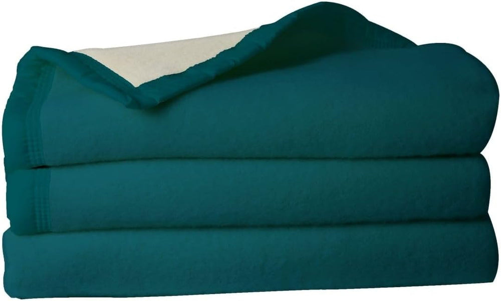 Couverture en laine Toison D'Or Volta Woolmark, 240 cm x 260 cm, taille paon, Queen (UK. Standard) Quilts & Quilts Naty Shop Default Title