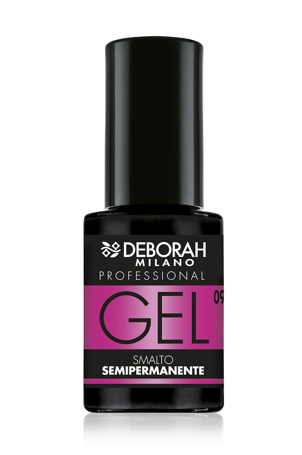 Vernis à ongles semi-permanent Milano Professional, no. 21 Bourgogne, effet volumateur, longue durée, pour des ongles intenses et brillants, 4,5 ml