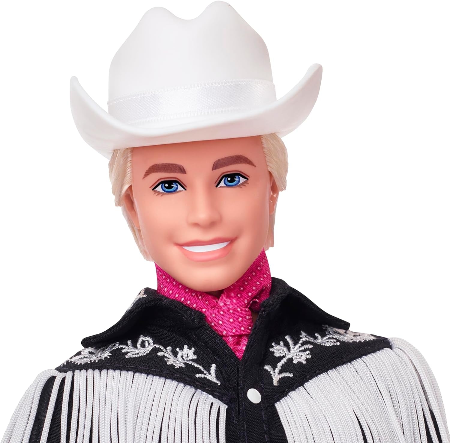 BARBIE le FILM Ken - Poupée de collection en tenue western, chemise vintage, chapeau de cowboy, bottes blanches du film à partir de 3 ans, HRF30 Naty Shop Dolls