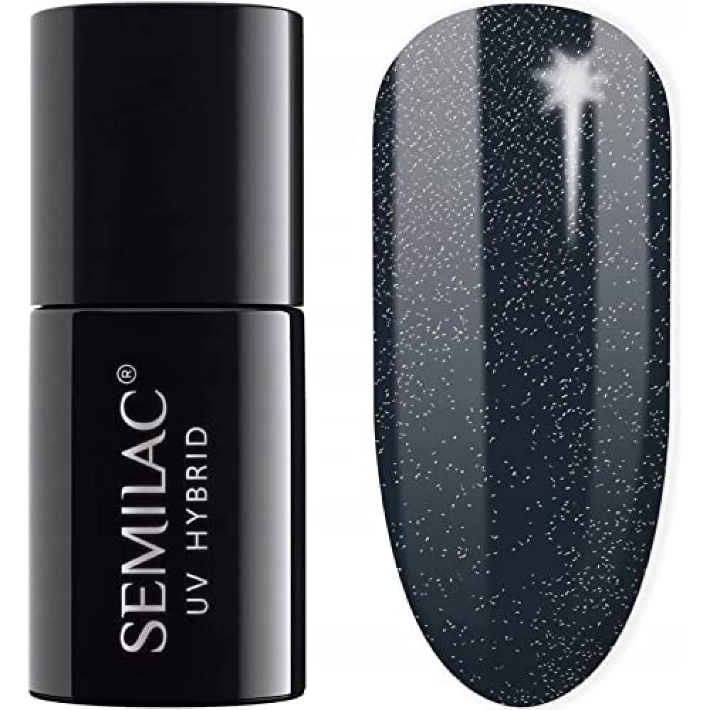 Semilac UV Nagellack Hybrid 404 Muffin aux haricots noirs 7 ml Kollektion Tastes of Fall