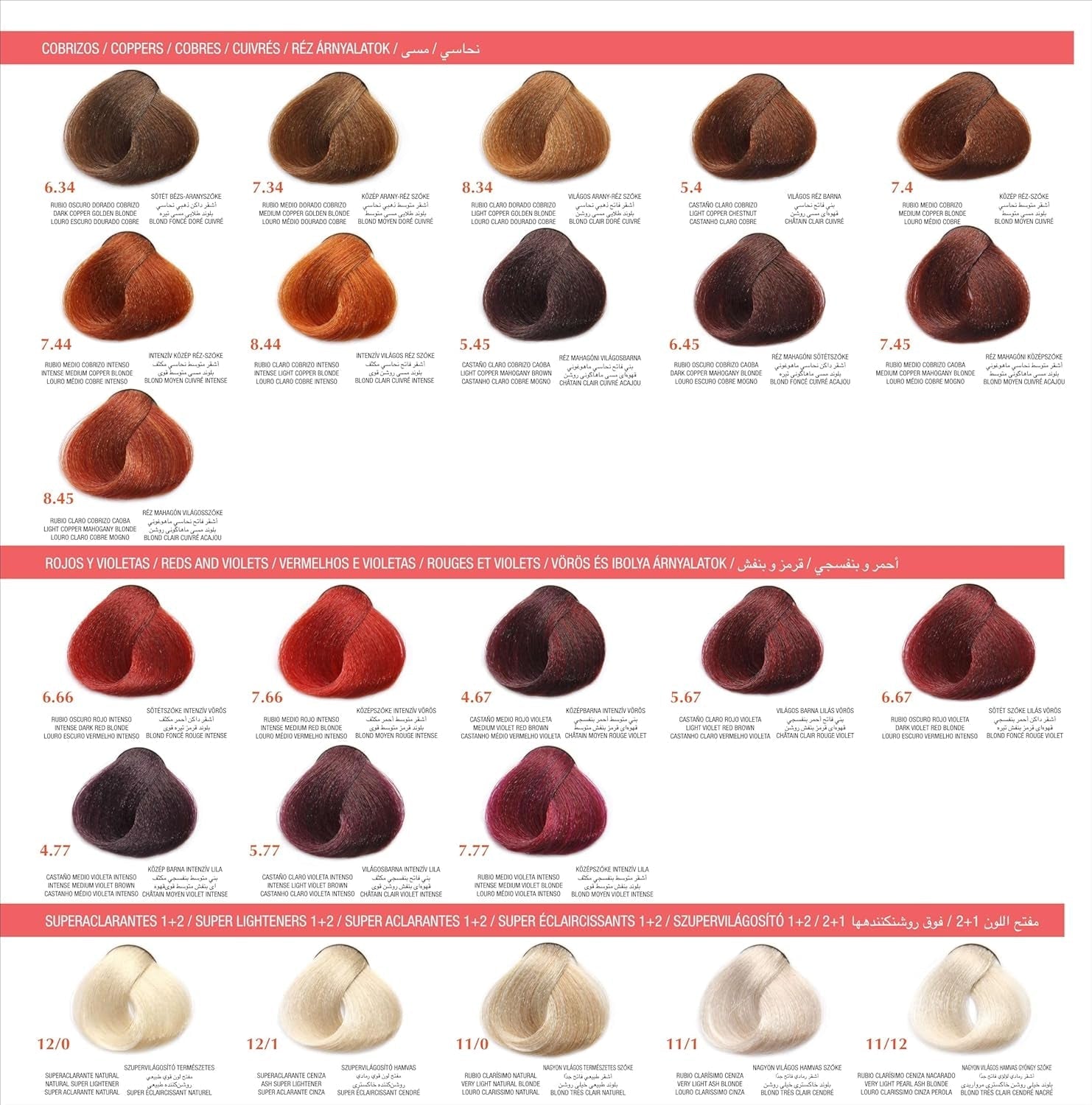 Teinture capillaire non. 8.44 Blond clair cuivré intense, 1 paquet (1 x 60 ml) teinture capillaire Naty Shop