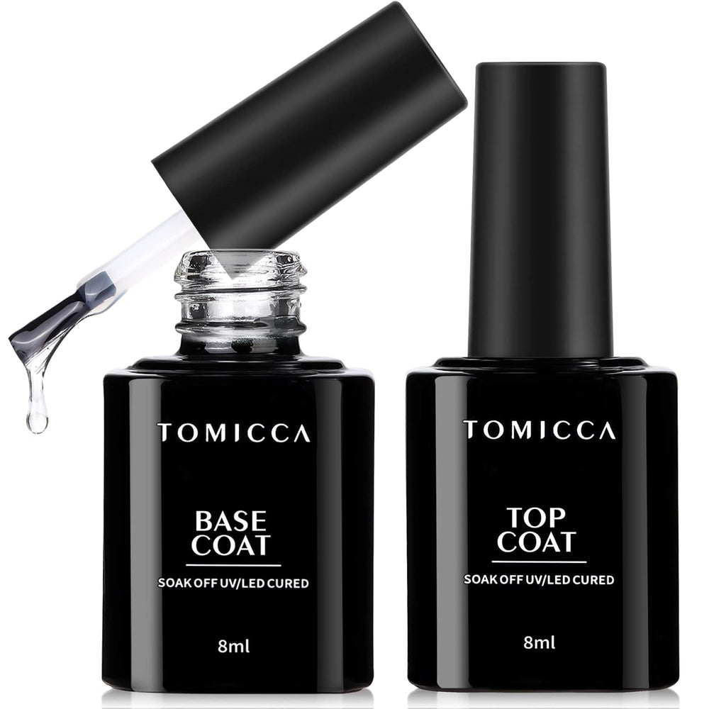 TOMICCA Vernis à ongles en gel transparent Blooming, vernis à ongles à diffusion UV LED pour le design des ongles, Marmor, Vernis à ongles bleu Aquarell 8 ml