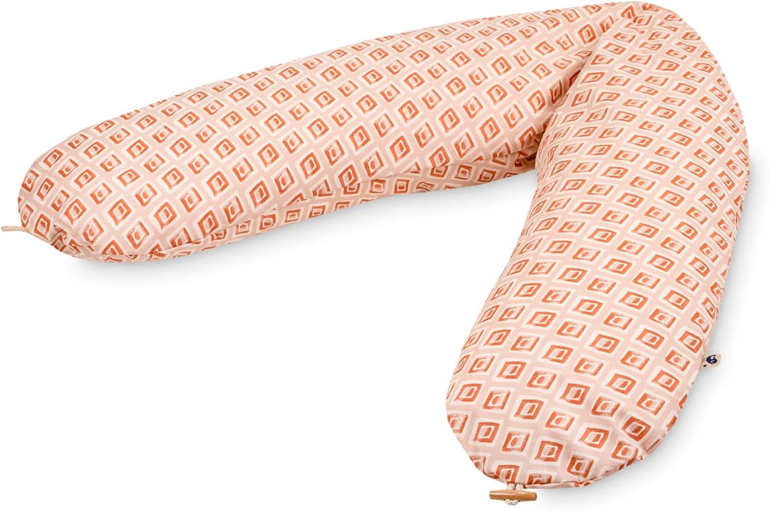 Julius Zöllner Coussin d'allaitement bio 190 cm, garnissage 42 litres de microbilles Eps, fabriqué en Allemagne Accessoires Alimentation et Allaitement Bébé Naty Shop Raute