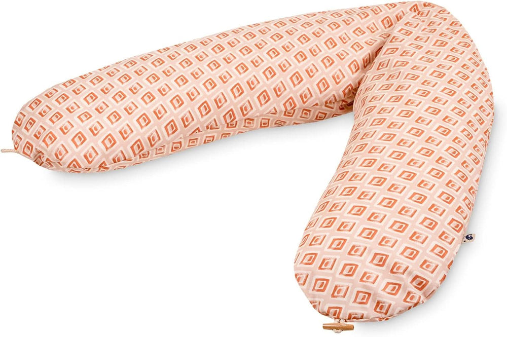 Julius Zöllner Coussin d'allaitement bio 190 cm, garnissage 42 litres de microbilles Eps, fabriqué en Allemagne Accessoires Alimentation et Allaitement Bébé Naty Shop Raute