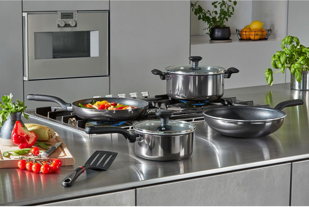 Tefal D52606 Resist, revêtement antiadhésif titane Casseroles et poêles Naty Shop