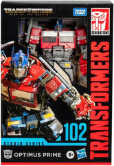 Transformers Studio Series Voyager Class Rise of the Beasts 102 Optimus Prime Action Figure Rouge Blanc Bleu Figurines Naty Shop