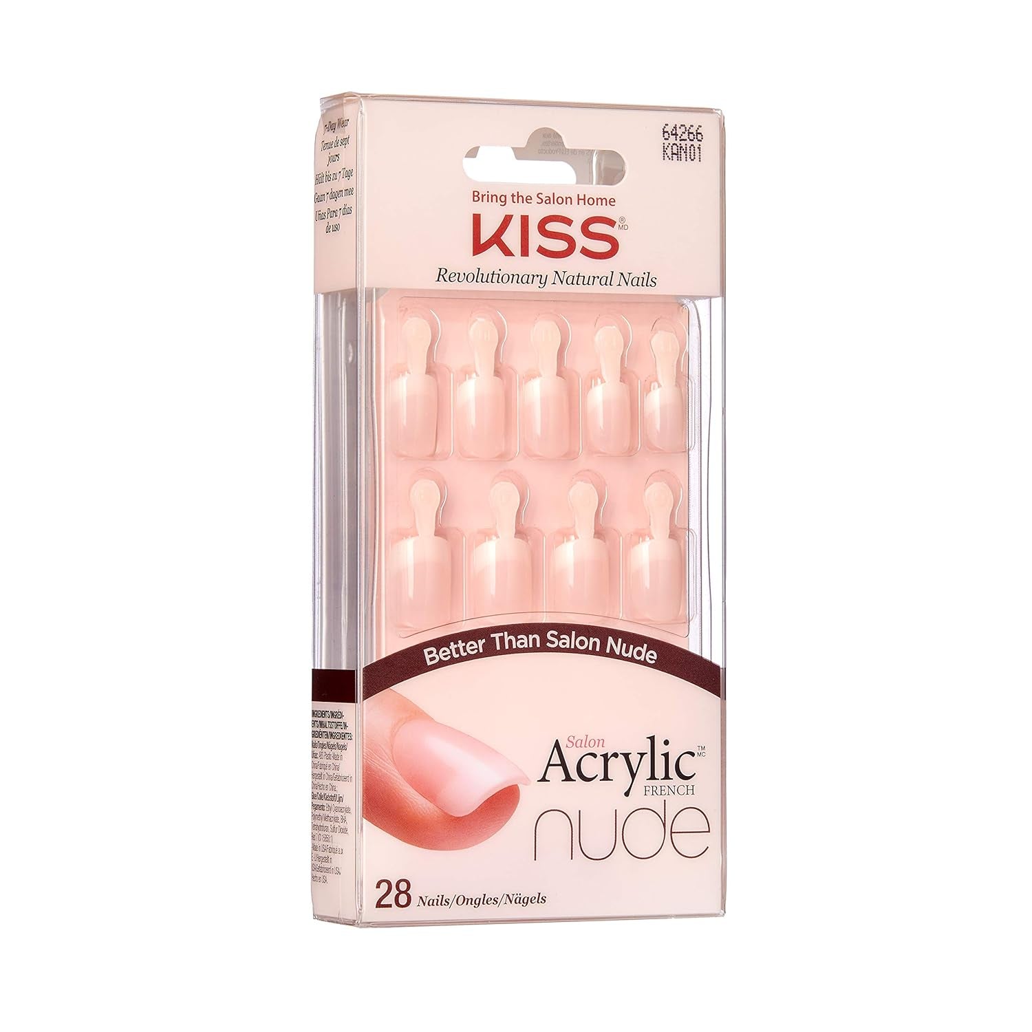 Kiss Nude Nails Cachemire et Nude Nails Ongles étonnants