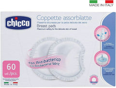 Chicco Naturalfeeling Tampons antibactériens, 60 pcs Accessoires d'alimentation et d'allaitement Bebe Naty Shop