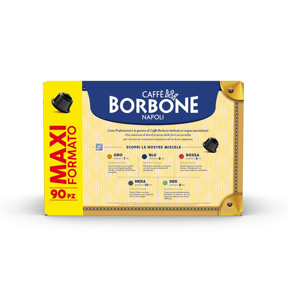 Caffè Borbone Blue Kaffeemischung - 90 Kapseln - Compatible avec Kaffeemaschinen der Marke Nescafè®* Dolce Gusto®*
