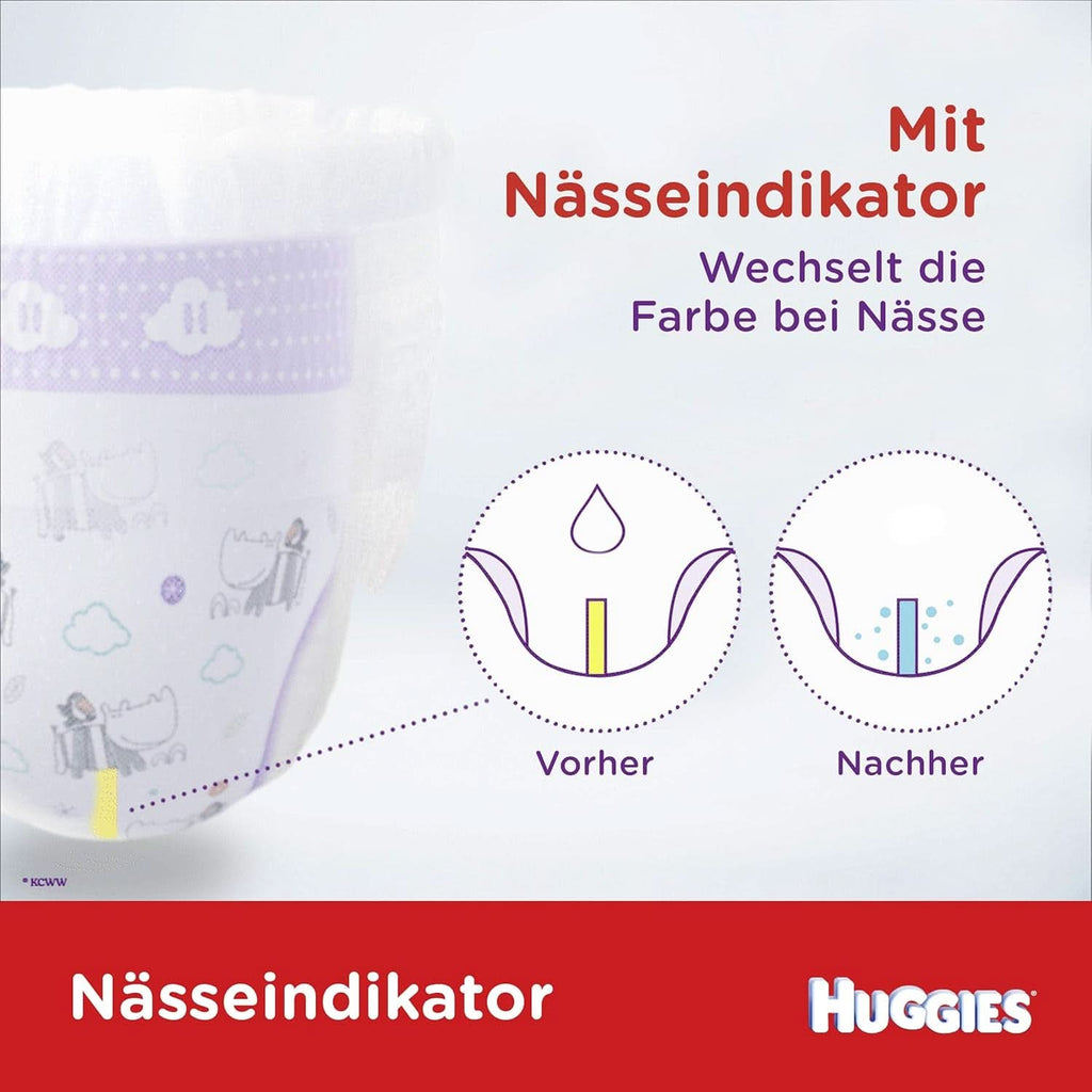 Huggies Ultra Comfort Pants, mărimea 5, 12 - 17 kg, Pentru copii activi, Cu indicator de umezeală și tehnologie cloud waistband, 128 scutece Mama si Copilul Naty Shop