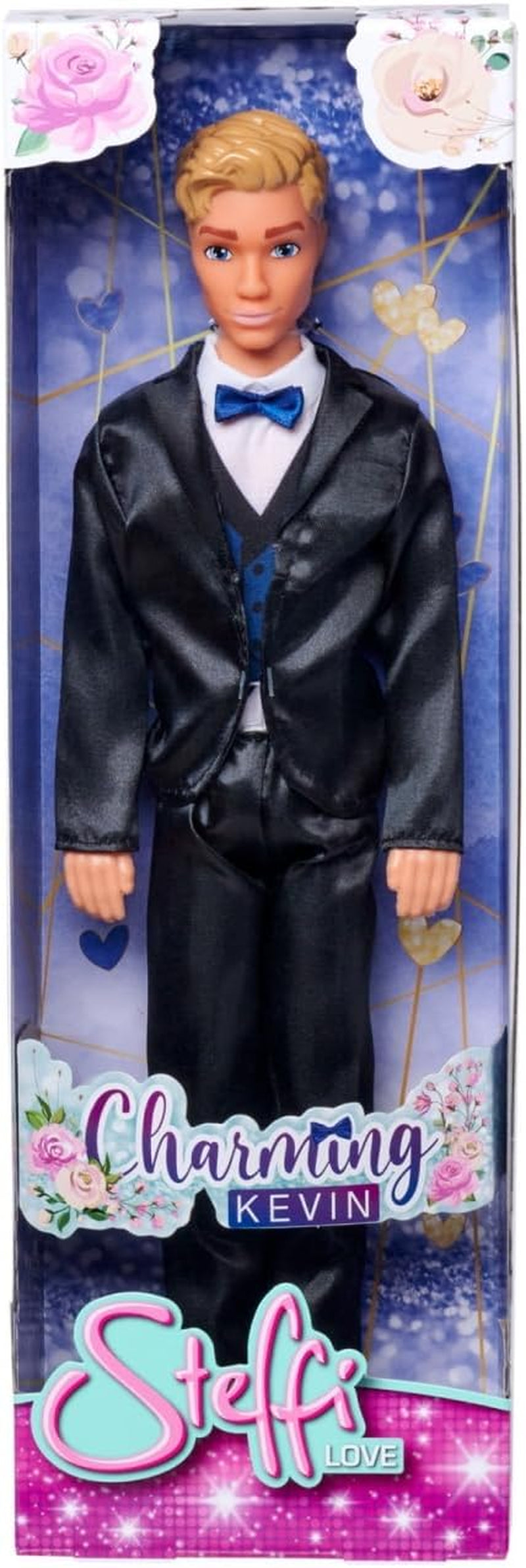 Simba 105733629 - Steffi Love Kevin Charmante poupée de 30 cm portant un costume élégant avec nœud papillon et gilet, à partir de 3 ans