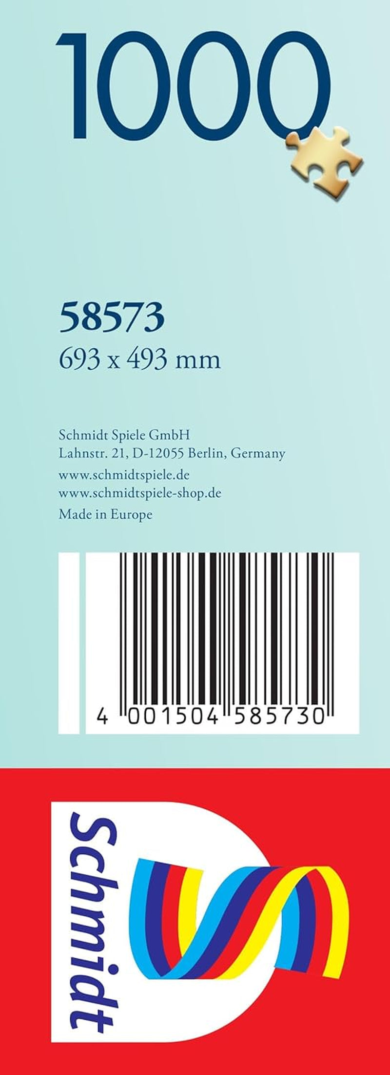 Schmidt Spiele 58573 Jeff Haynie, Mit Dem Wohnwagen Am Meer, puzzle 1000 pièces Puzzle Naty Shop