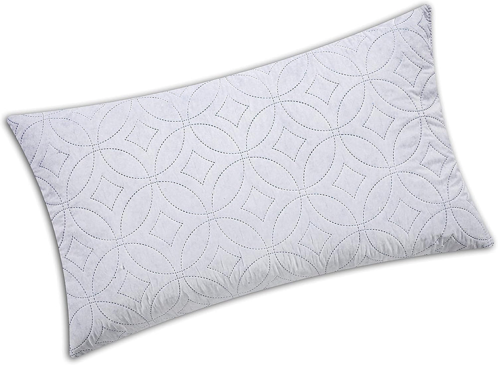 V.I.P. Oreiller Très Important V.I.P. Oreiller Memory Flake Oreiller Blanc 45 X 75 cm Housse matelassée en Polyester Super Respirant Doux Fabriqué en Italie Naty Shop Oreillers Standard