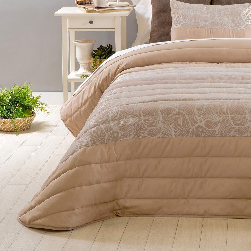 Couverture Sancarlos Spring 1, couleur crème, pour lits d'une largeur de 105 cm Couettes et couettes Naty Shop