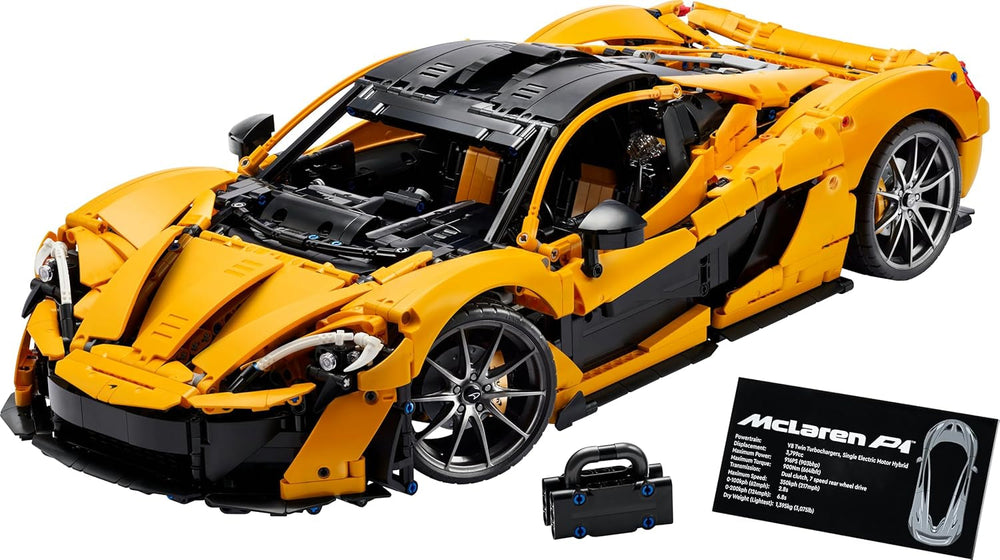 LEGO Technic Mclaren P1 Super ensemble de voiture de sport pour adultes fans de voiture cadeau moteur à piston V8 échelle de transmission à 7 vitesses modèle de voiture jouet ensemble de voiture 42172 ensembles de construction Besuche den LEGO-Store