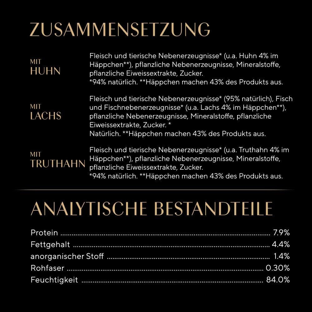 Sheba Portion Pouches Hrană umedă pentru pisici, pachet multiplu Fresh & Fine în sos cu pui și somon MSC, 6x6x50g - Mese rafinate pentru pisici în sos