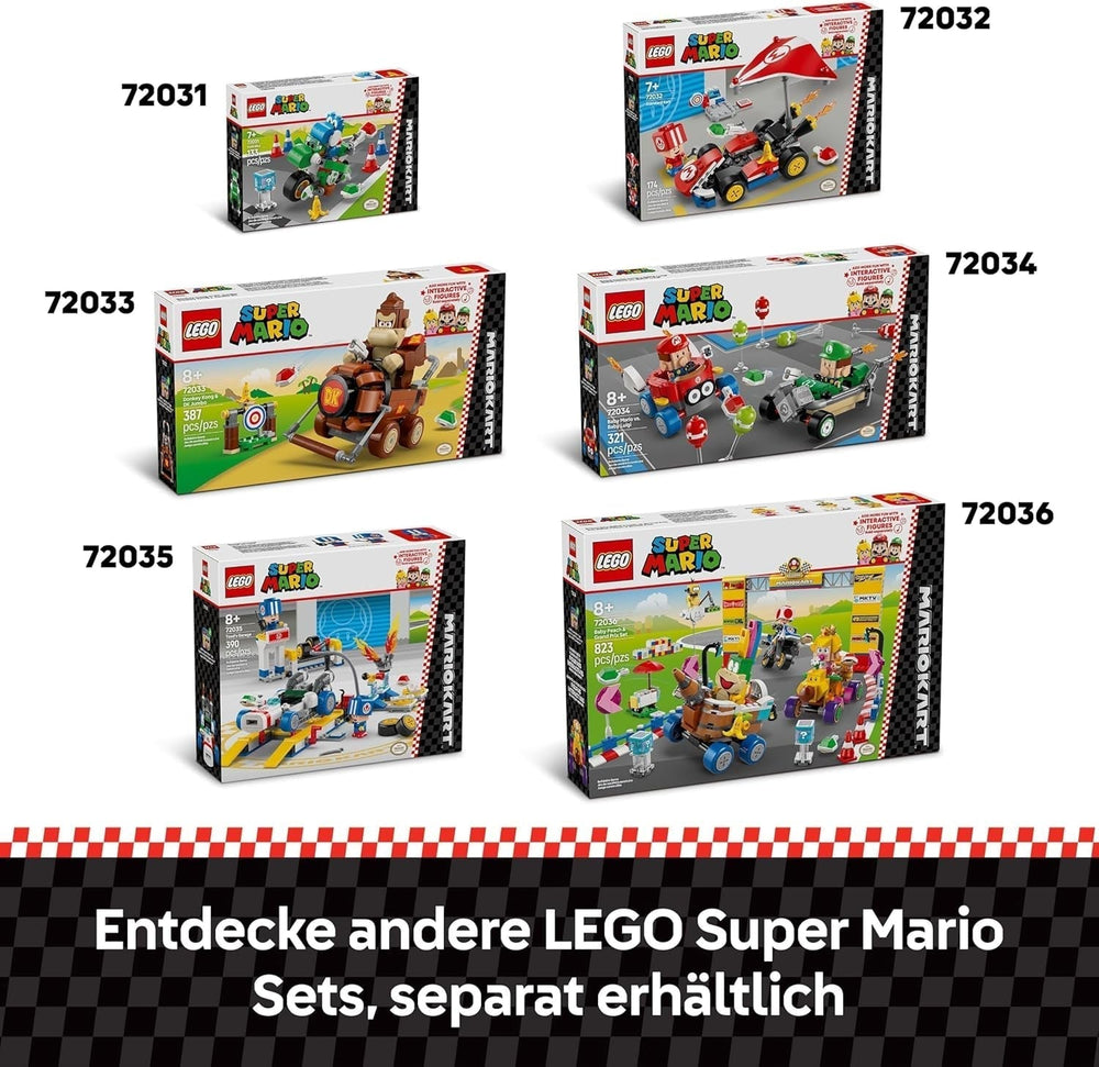 LEGO Super Mario : Mario Kart - Ensemble Baby Peach et Grand Prix, Figurines Nintendo - Toad, Lakitu, Baby Peach et Lemmy, Cadeau pour garçons, filles et joueurs de 8 ans et plus, Adventure Toy 72036 Jeux de construction Beuche den LEGO-Store