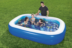 Bestway Piscine Familiale, Aventure 3D, 262 x 175 x 51 cm, 54177, Multicolore