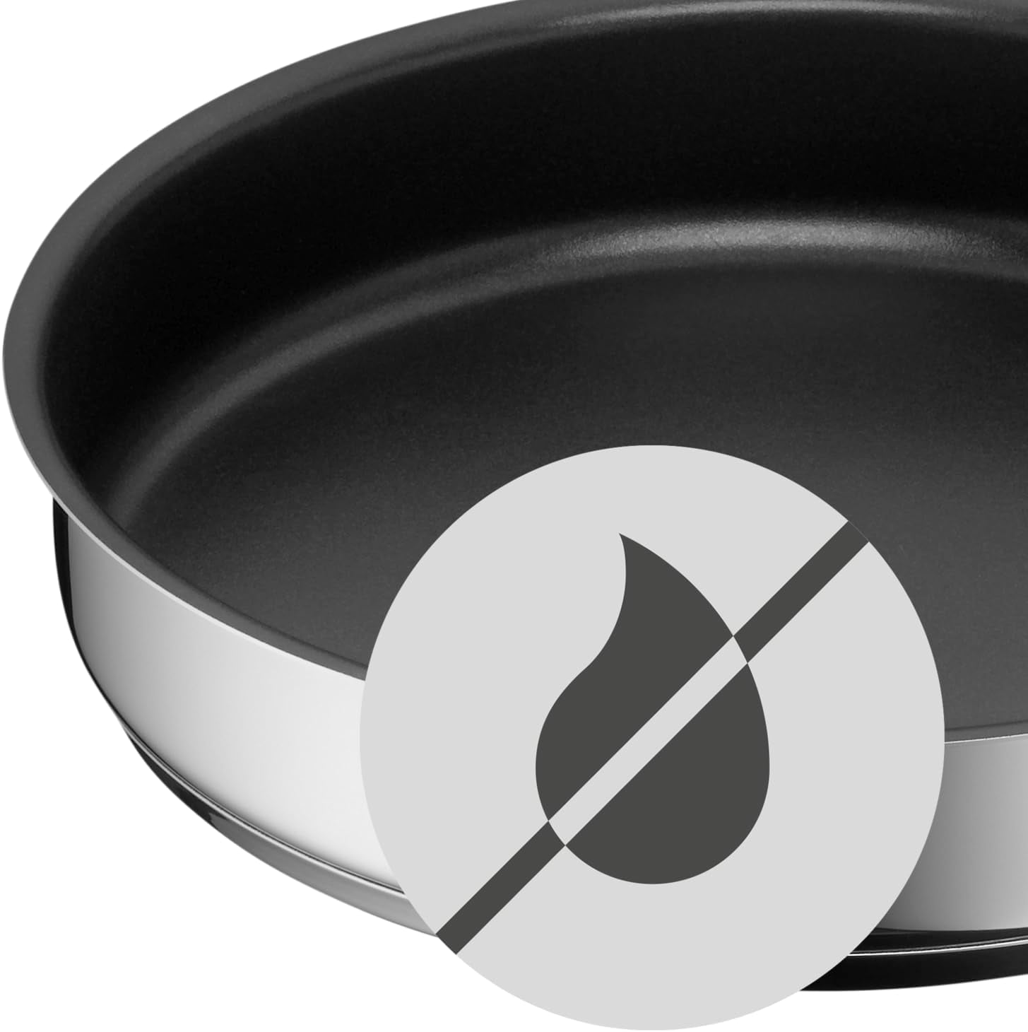 WMF Mini petite poêle couverte 18 cm, Cromargan en inox poli, casseroles et poêles induction Naty Shop