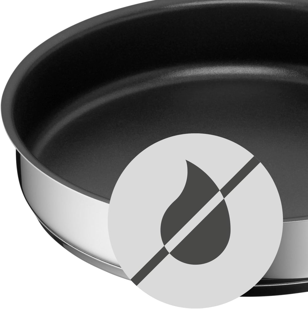 WMF Mini petite poêle couverte 18 cm, Cromargan en inox poli, casseroles et poêles induction Naty Shop