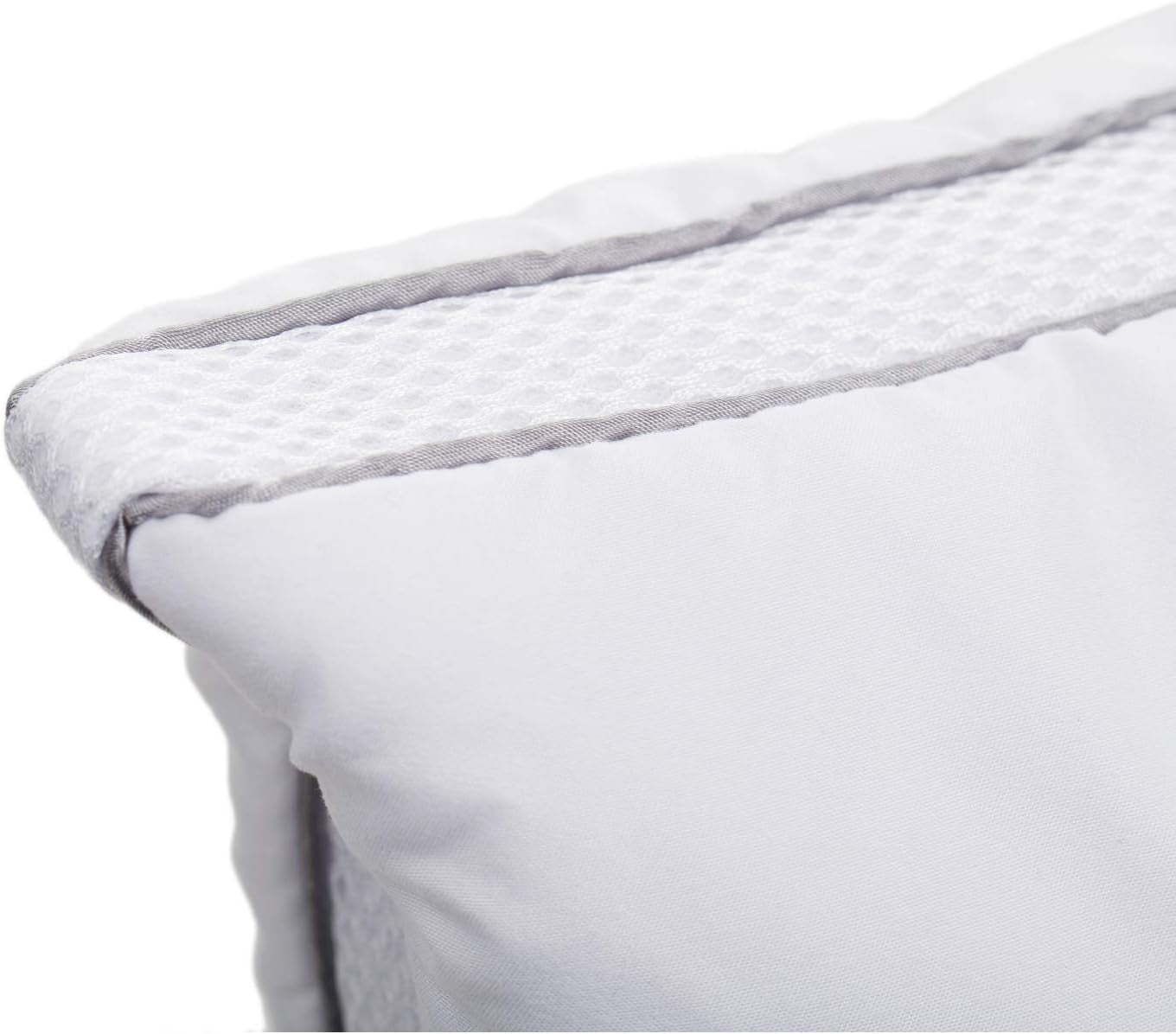 Gözze - Oreiller avec coussin intérieur 150G et ruban climatique, avec sac de recharge, 40 X 80 Cm - Oreillers standard White Naty Shop