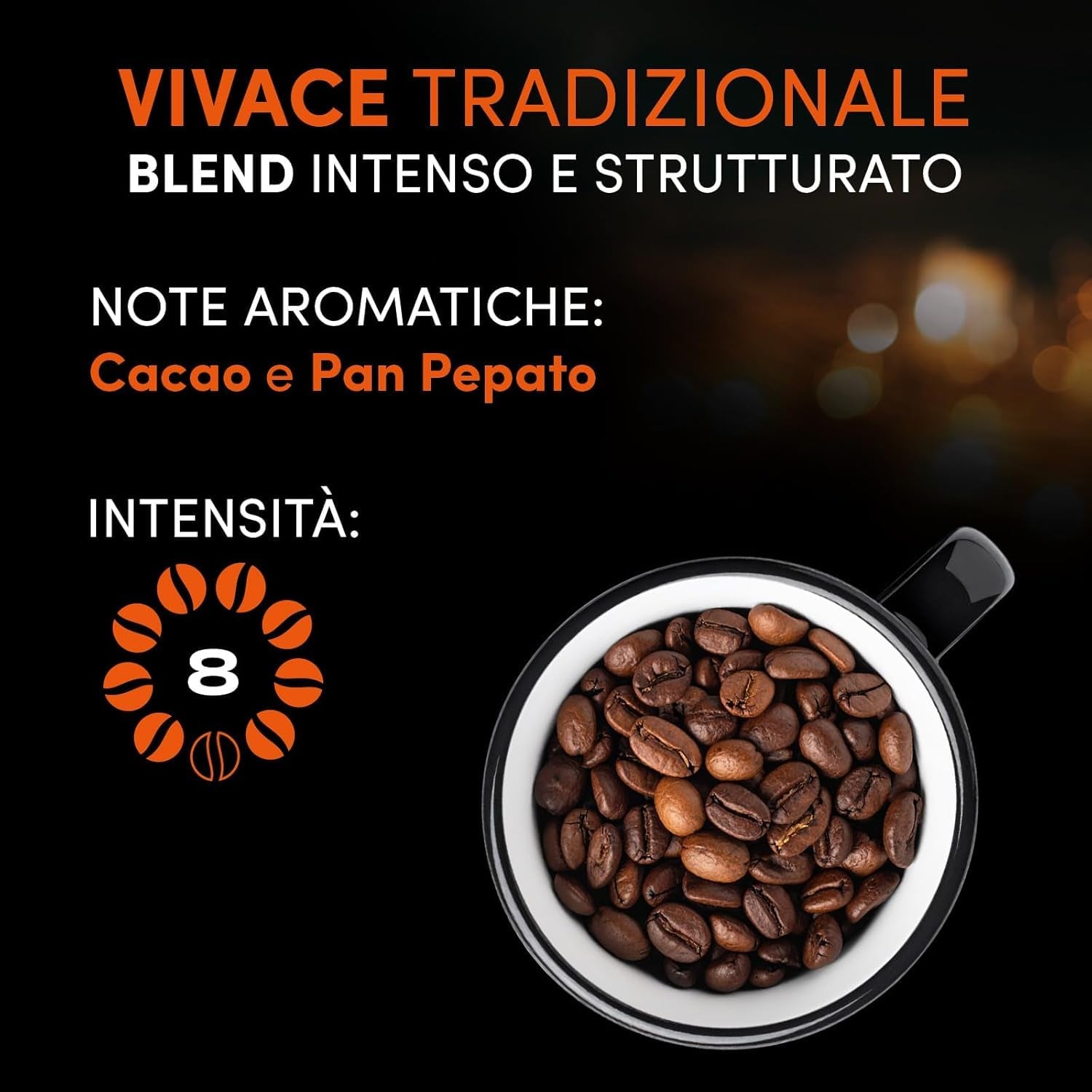 Pellini N.82 Vivace, Machines à café pour expresso 1 kg, Mélange Arabica et Robusta avec Kräftigem et Ausgefungem Gesmack, Mittlere Röstung
