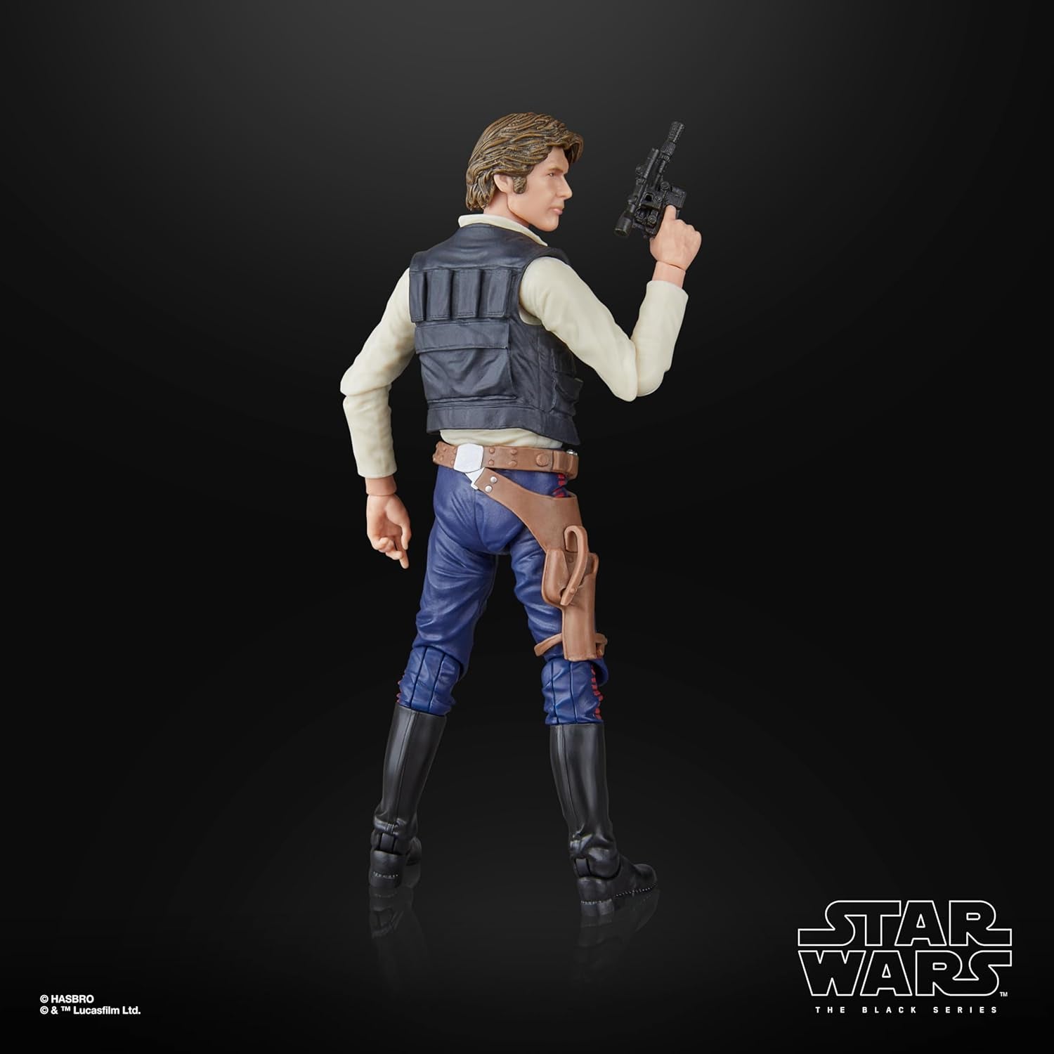 Star Wars The Black Series Han Solo, Star Wars : A Hope Premium Collectible Action Figure (15 cm) Figurines Naty Shop
