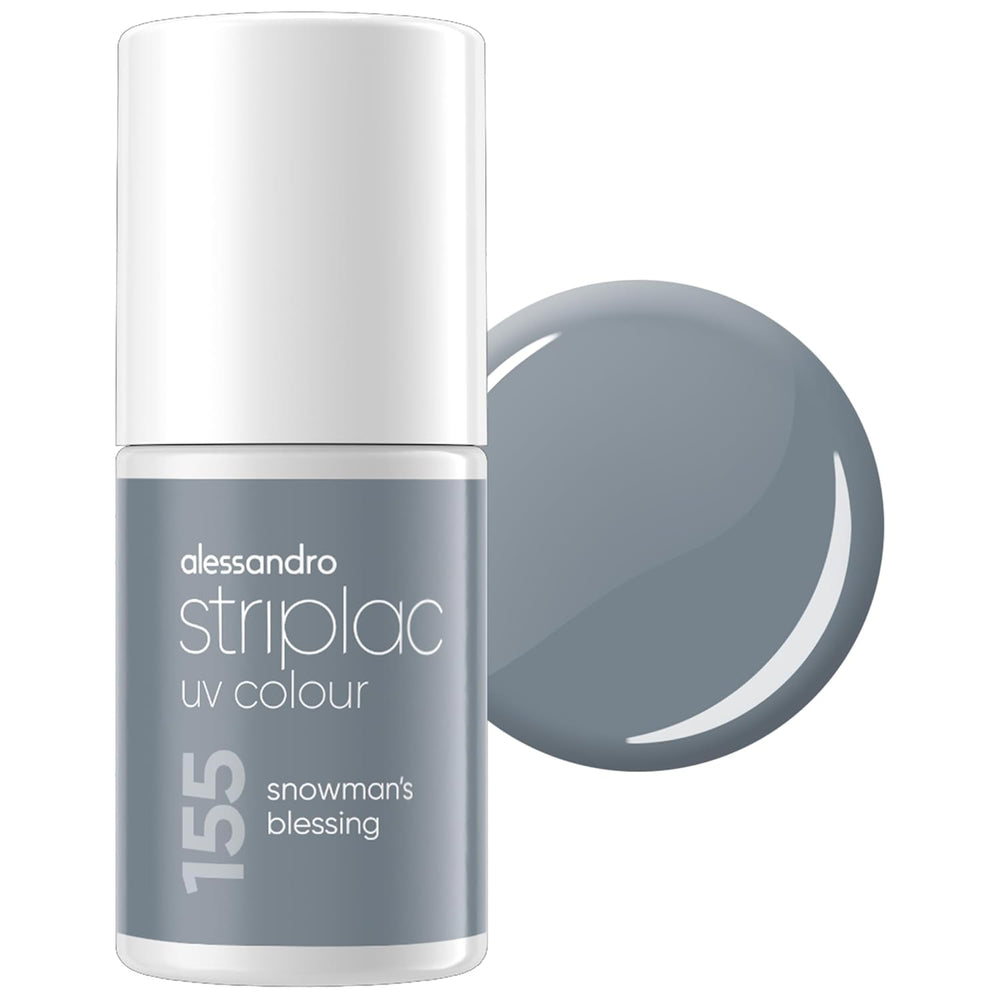 Vernis à ongles UV alessandro Striplac The Elephant Way – Délicat et longue tenue – S'enlève facilement grâce à la technologie de retrait – Vegan et cruelty-free – 8 ml