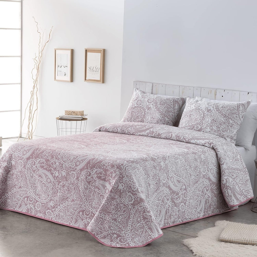 VIALMAN Couverture légère Sofia 29, Coton Polyester, Marron, Cama 135 : 230 X 270 Cm Lits et Couvertures Besuche den VIALMAN-Store Rose 105X190 Cm