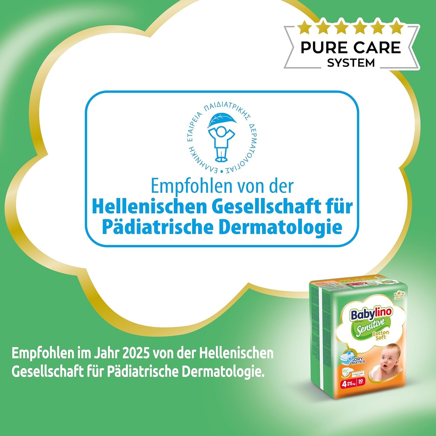 Couches bébé Sensitive taille 4, Maxi (8-13 kg), 20 pièces