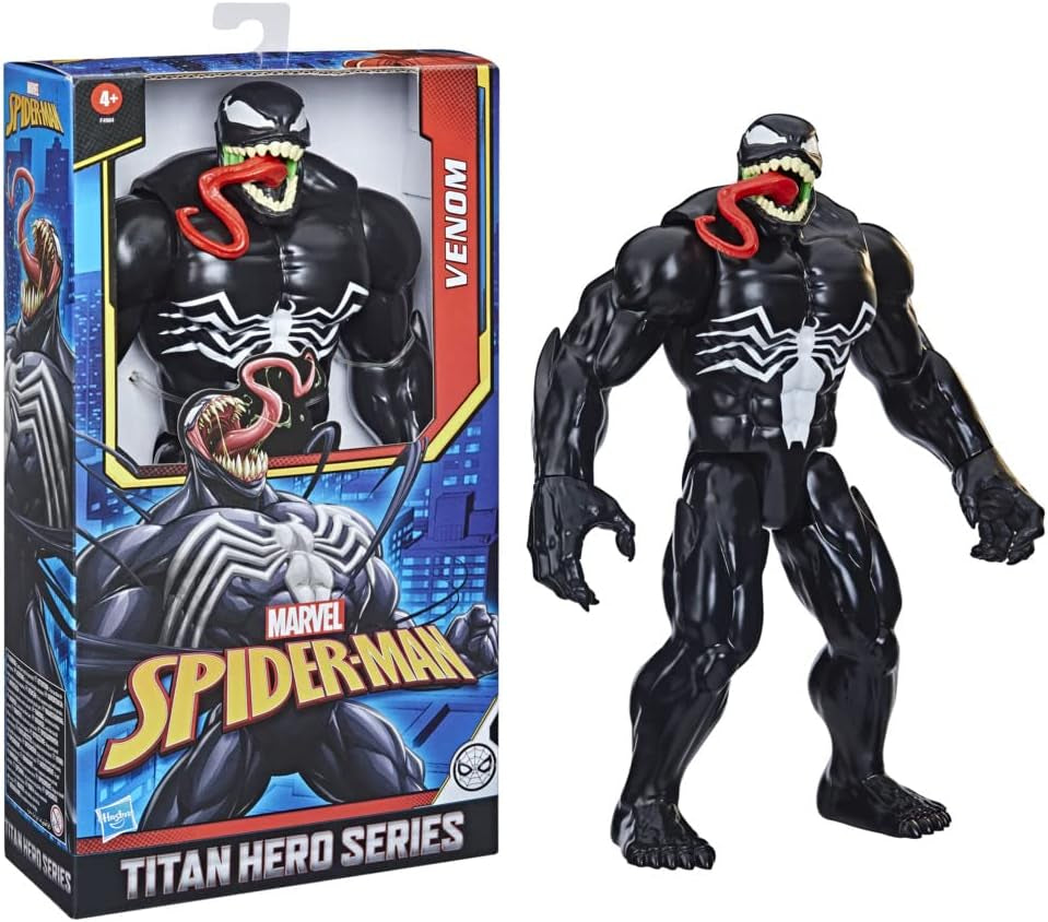 Hasbro Marvel Spider-Man Titan Hero Series Deluxe Venom Toy 30 Cm Action Figure, Jouets pour enfants à partir de 4 ans Figurines Naty Shop