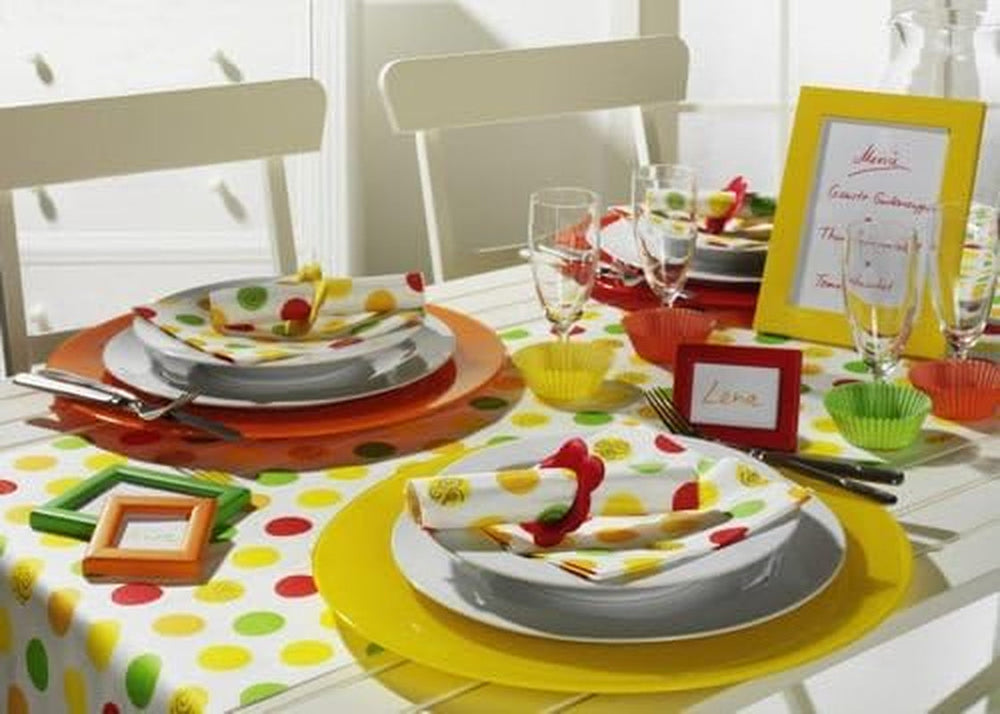 Papstar 11374 Mouchoirs 1 carton 10 X 20 pièces, 3 couches, pli 1/4, 33 X 33 cm "Boules"