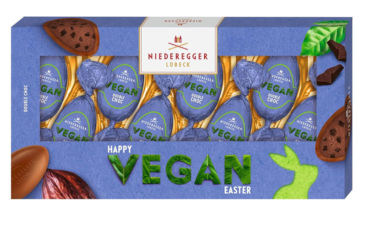 Niederegger oeufs végétaliens double chocolat 100g