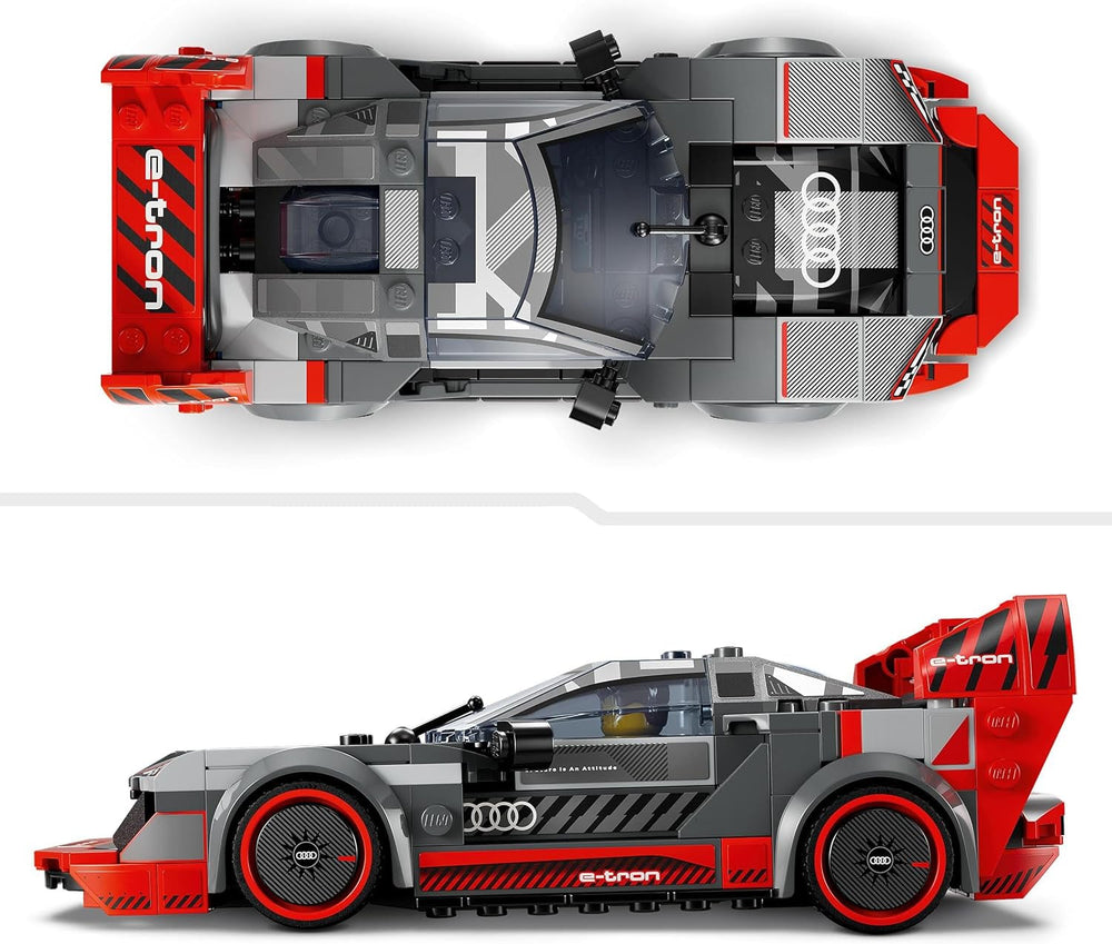 LEGO Speed Champions Audi S1 E-Tron Quattro Ensemble de voiture de course avec jouets de voiture à construire, jouer et exposer, modèle de voiture pour enfants, cadeau pour garçons et filles de 9 ans 76921 Ensembles de construction Besuche den LEGO-Store