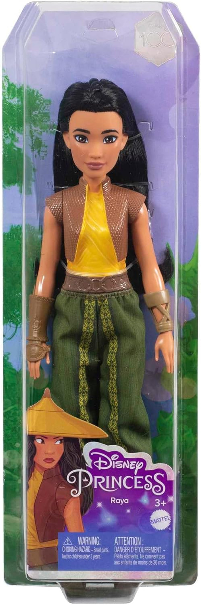 Mattel Disney Toy Raya poupée articulée avec vêtements et accessoires cadeau inspiré du film Disney pour enfants HLX22