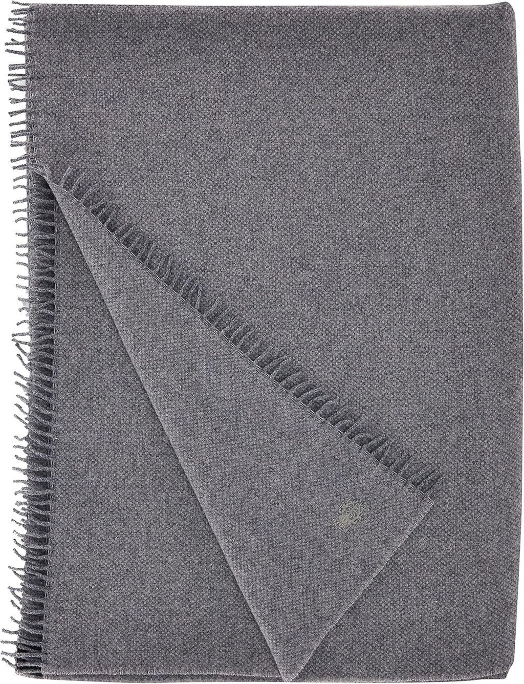 Pătură Must Relax - Pătură din lână - Plaid de înaltă calitate din lână nouă pură cu franjuri - 130X190 Cm - 310 Rose - De la "Zoeppritz since 1828" Paturi si Cuverturi 'zoeppritz since 1828' 940 Gri mediu Mel. 130X190Cm