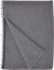 Couverture Must Relax - Couverture en laine - Plaid en pure laine vierge de haute qualité avec franges - 130X190 Cm - 310 Rose - De "Zoeppritz depuis 1828" Lits et couvertures 'zoeppritz depuis 1828' 940 Gris moyen Mel. 130X190cm