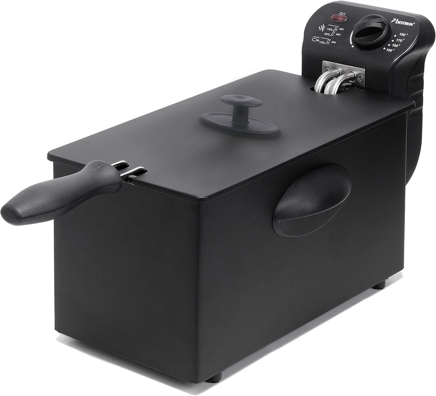 Friteuse à huile Bestron avec technologie zone froide, 3,5 litres, 2000 watts Électroménager Naty Shop