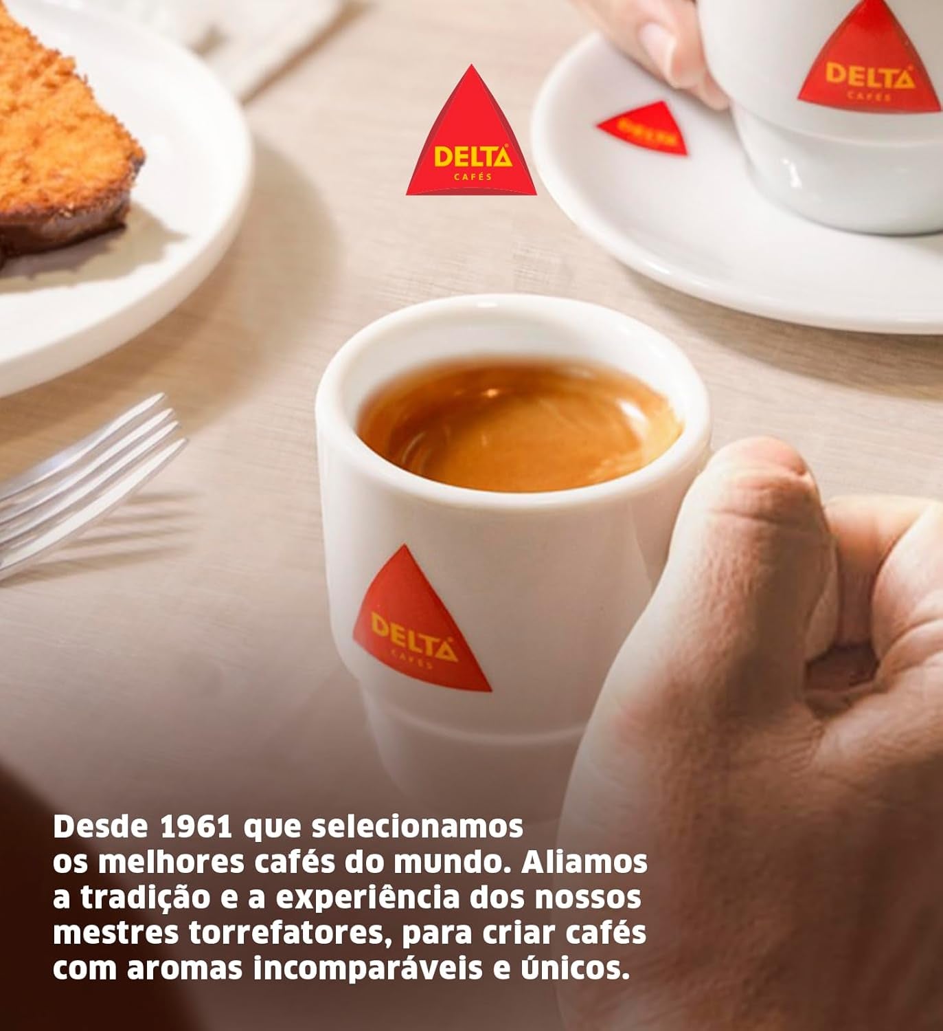 Lot de grains de café Delta, emballage Or, 500 g