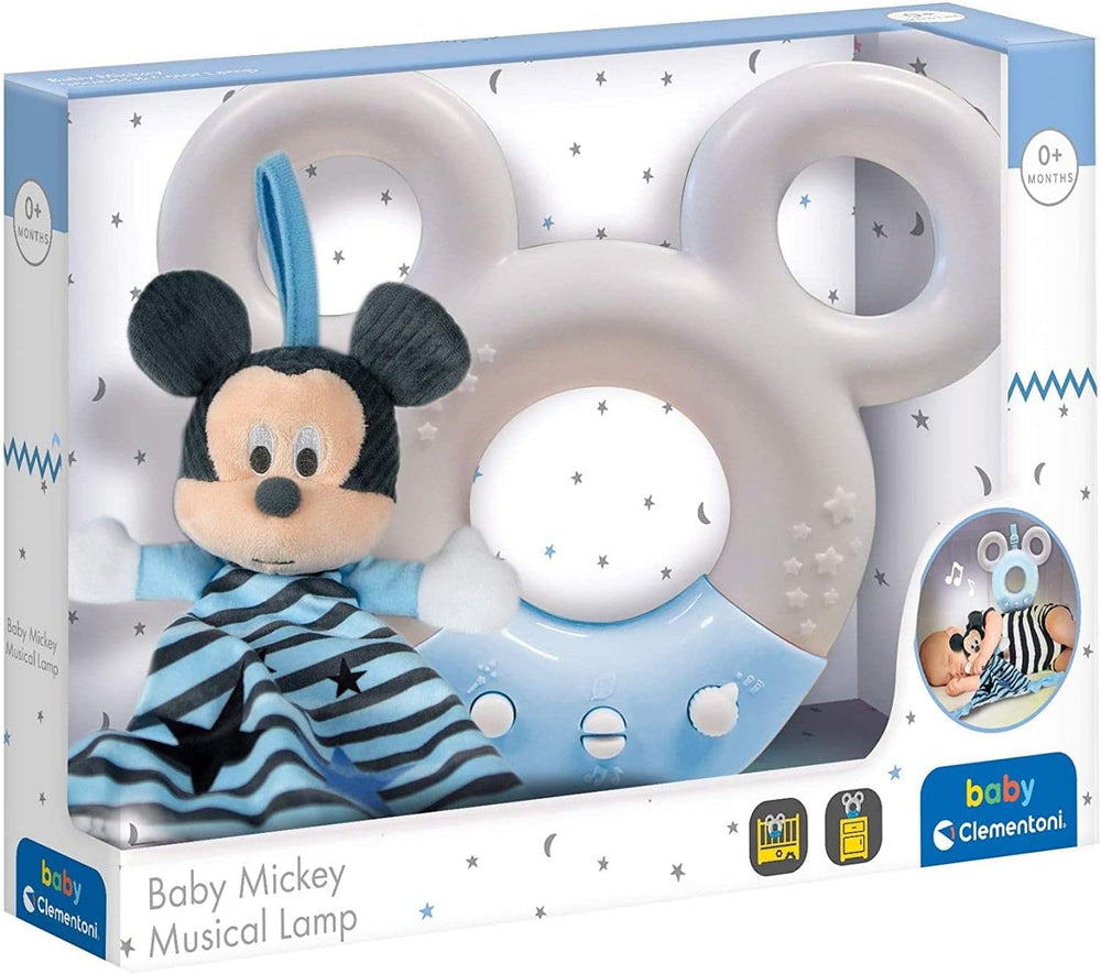 Clementoni 17397 Disney Baby Mickey Sound & Color Lamp Veilleuse, multicolore Jouets bébé Naty Shop
