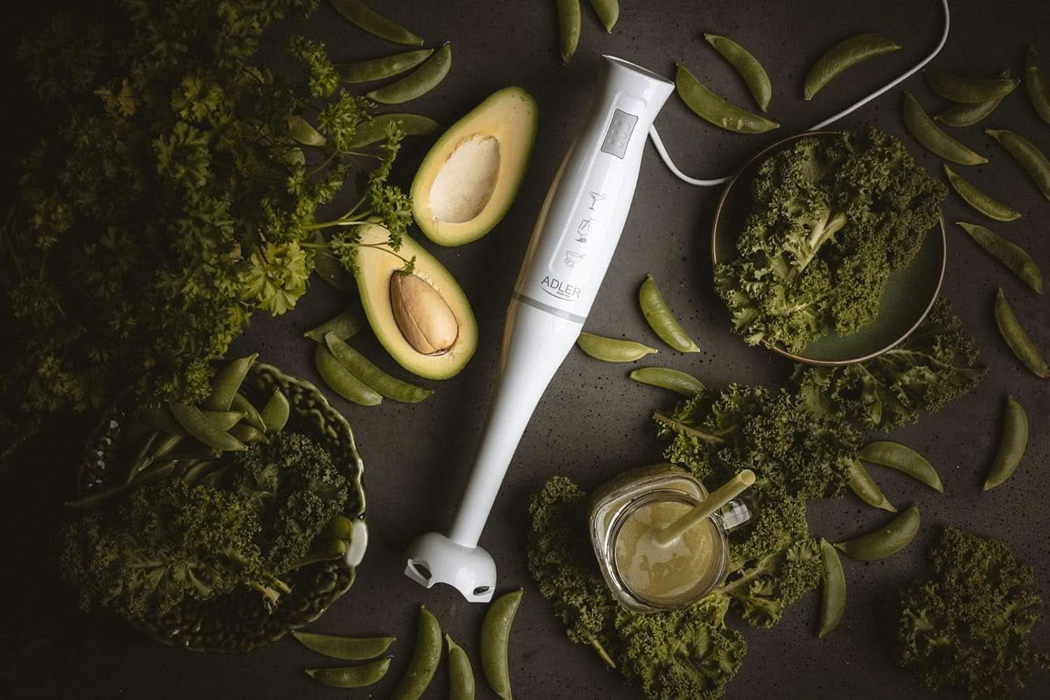 Adler AD4622 Mélangeur, plastique, blanc Cuisine Naty Shop