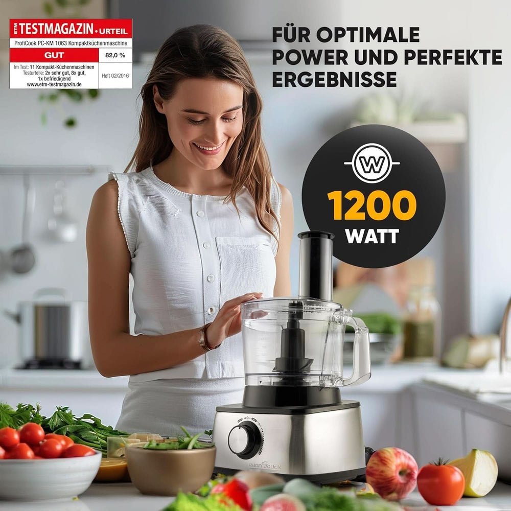 Robot de cuisine Proficook® 3en1 | Mixeur, robot culinaire et presse-agrumes, 1200 W Mère et Enfant Naty Shop