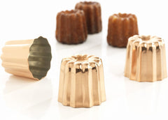 Moules à pâtisserie, cuivre, 17,5 x 6 x 6 cm, 3 pièces Moules et plaques à pâtisserie Naty Shop