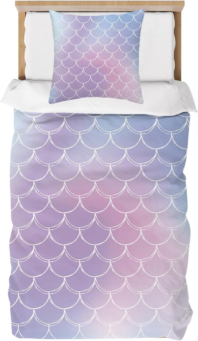 Linge de lit enfant, Licorne Soft, linge de lit microfibre - enfant Naty Shop Sirène écailles 135X200 Cm