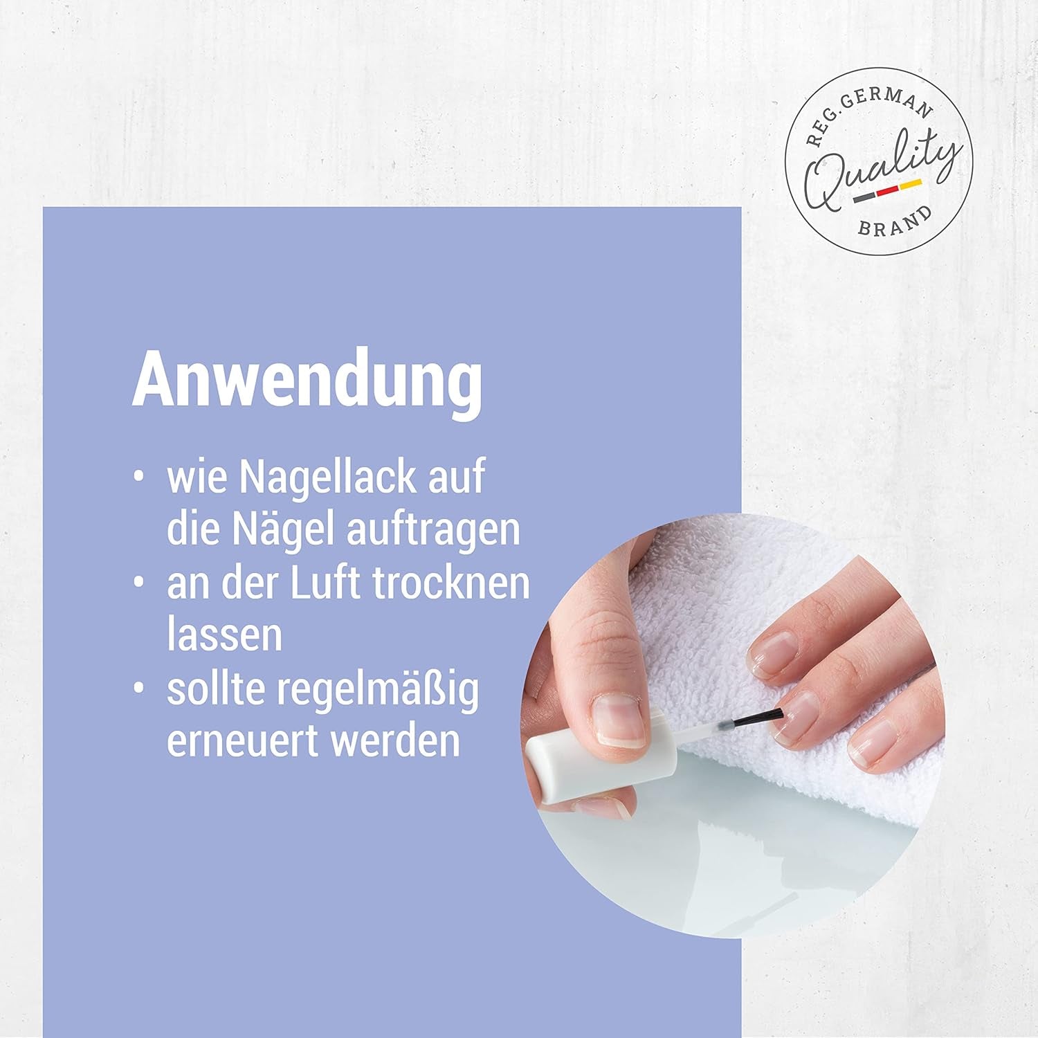 Vernis à ongles anti-rougeurs TITANIA (10 ml) • Vernis à ongles rongeants • Prévention des rongements d'ongles • Protection des ongles rongés par les mains • Prévention des rongements d'ongles par les mains